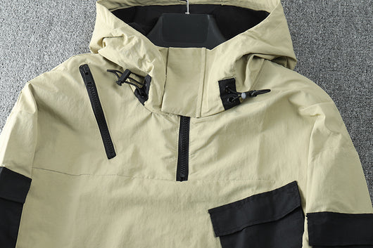 Chaqueta de Trabajo Hip Hop con Capucha y Múltiples Bolsillos - Image 5