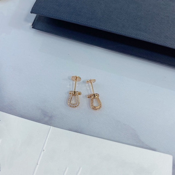 Aretes Herradura de Plata Esterlina 925 con Cierre de Presión - Image 23