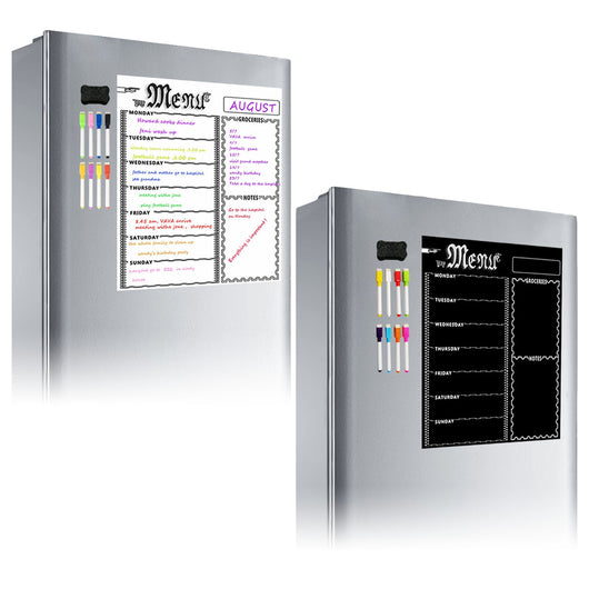 Imán de Refrigerador con Tabla de Planificación Magnética