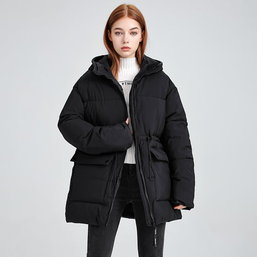 Chaqueta Acolchada de Algodón con Capucha - Versátil y Elegante - Image 2