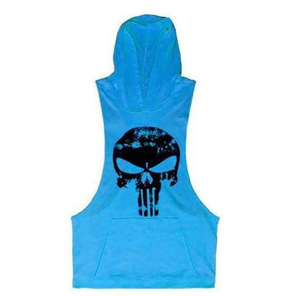 Musculosa Deportiva Calavera con Capucha - Image 15