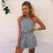 Jumpsuit sin mangas con espalda descubierta