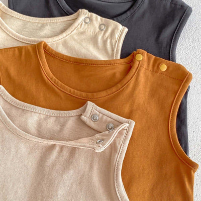 Enterizo Nórdico Minimalista para Bebé - Unisex sin Mangas - Image 2