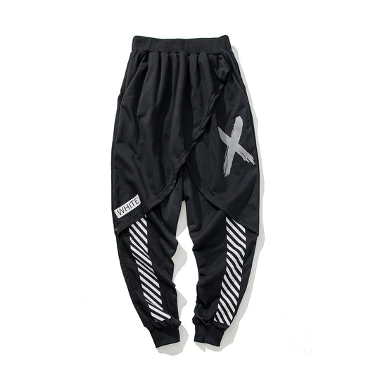 Pantalones Casuales Hombre Estilo Hip-Hop Japonés con Estampado Urbano - Image 3