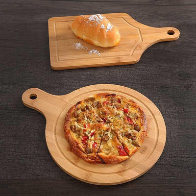 Tabla de Corte Multifunción para Pizza, Frutas y Verduras