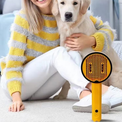 Peine Desinfectante USB para Mascotas con Luz UV