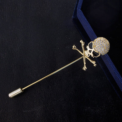 Broche Pin Calavera para Hombre - Distintivo Rockero Elegante - Image 3