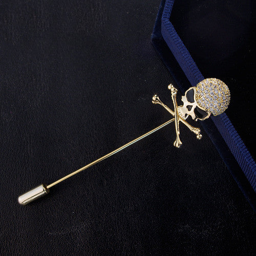 Broche Pin Calavera para Hombre - Distintivo Rockero Elegante - Image 3