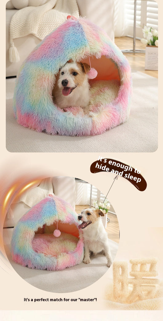 Cama Térmica Acogedora para Gatos - Nido Peluche Invierno - Image 24