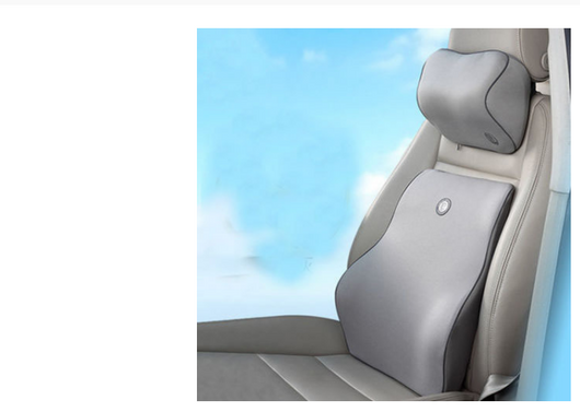 Almohada Cervical de Espuma Viscoelástica con Soporte Lumbar para Auto - Image 7