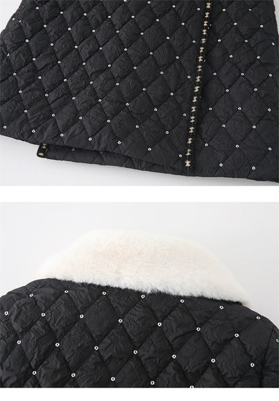 Chaqueta Acolchada Mujer con Cinturón Doble Capa Premium - Image 15