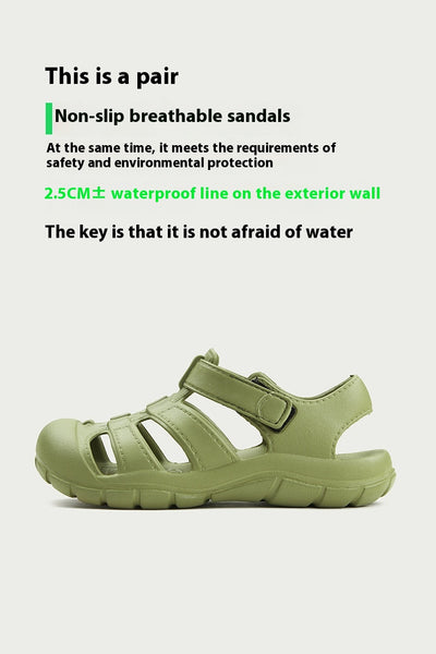 Sandalias Infantiles EVA Colores Sólidos para Verano - Image 12