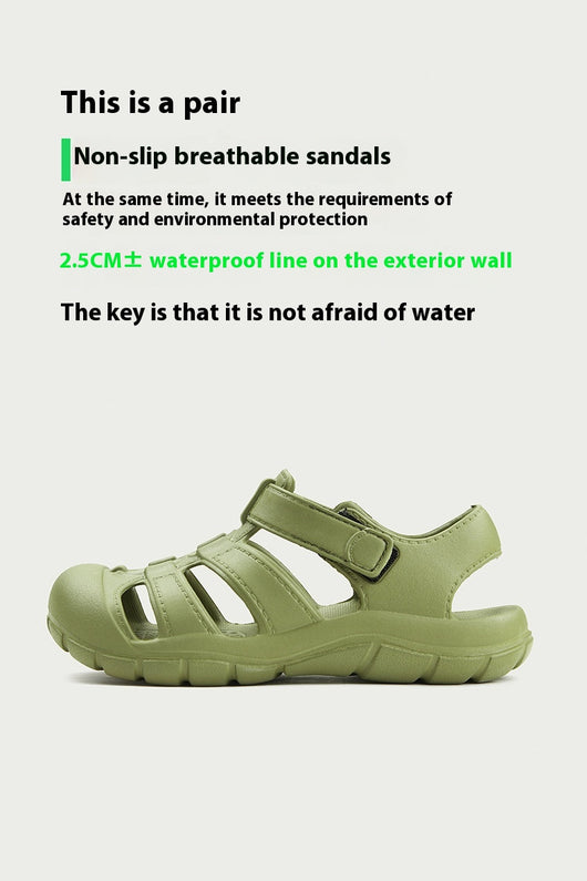 Sandalias Infantiles EVA Colores Sólidos para Verano - Image 12