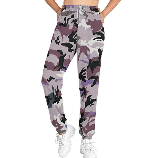 Pantalones Deportivos Tie-Dye Estampados para Correr y Fitness