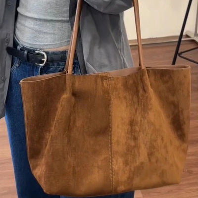 Bolso Tote Retro de Gran Capacidad para Otoño e Invierno - Image 2