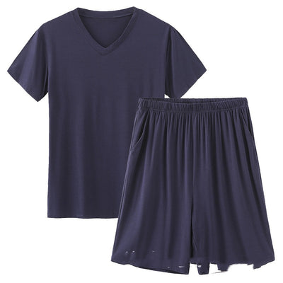 Pijama de Verano Modal para Hombre - Shorts y Manga Corta - Image 6