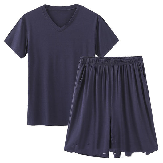 Pijama de Verano Modal para Hombre - Shorts y Manga Corta - Image 6