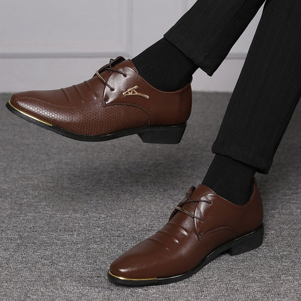 Zapatos Formales para Hombre con Cordones - Estilo Casual Profesional
