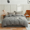 Gris Bambú Plateado Par De Fundas De Almohada 48 X 74 Cm