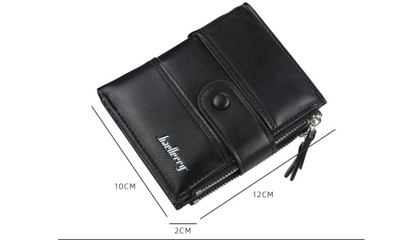 Billetera Corta para Hombre con Doble Cierre Creativo - Image 9