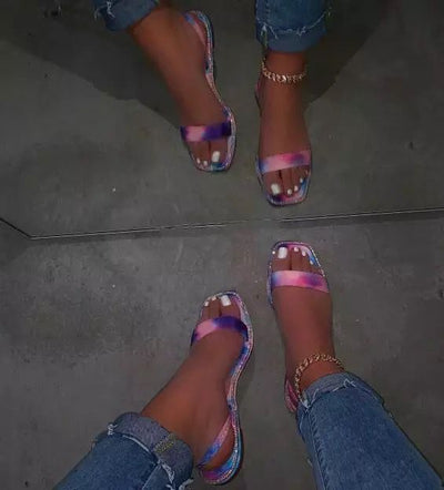 Sandalias Planas Floreadas para Mujer - Image 2