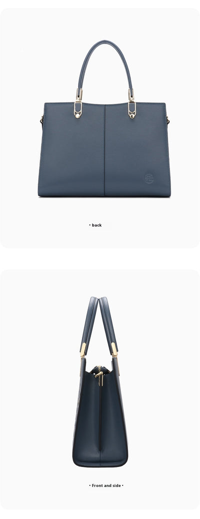 Bolso Diana de Cuero con Bordado de Peonía y Mariposa - Gran Capacidad - Image 12
