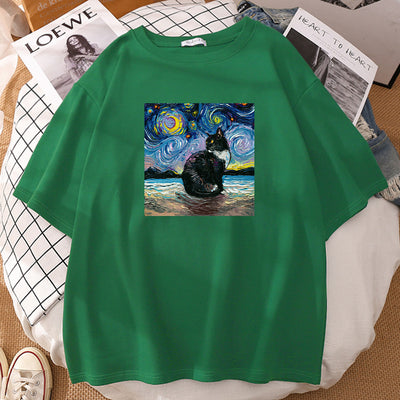 Playera Deportiva Estampada de Manga Corta Estilo Europeo Americano - Image 16