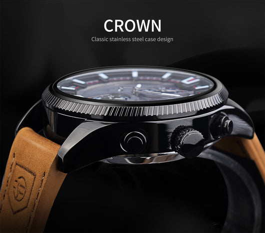 Reloj Automático Deportivo para Hombre con Correa de Cuero - Image 23