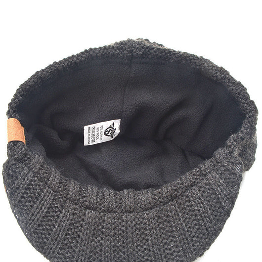Gorro Tejido Grueso Duck Tongue para Hombre - Calidez Extrema - Image 4