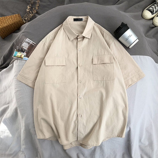 Camisa de Manga Corta con Detalles de Herramientas para Hombre - Image 13