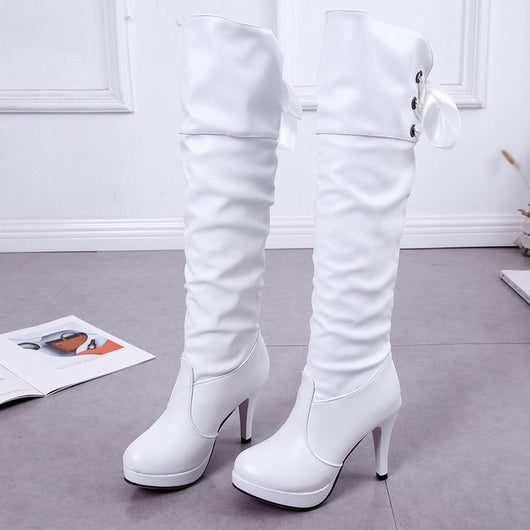 Botas Altas Over the Knee de Tacón para Mujer - Estilo Versátil - Image 3