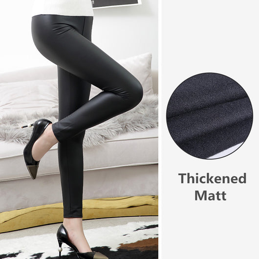 Leggins de Cintura Alta en Cuero - Image 8