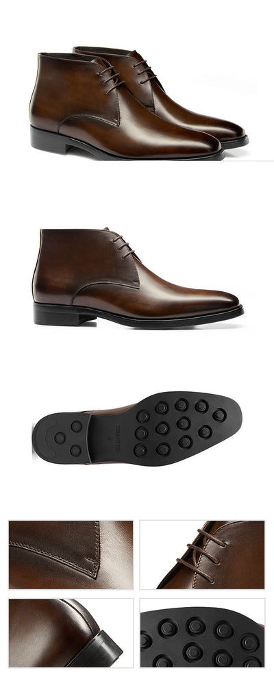 Botas Martin de Cuero para Hombre - Comodidad y Estilo Profesional - Image 13