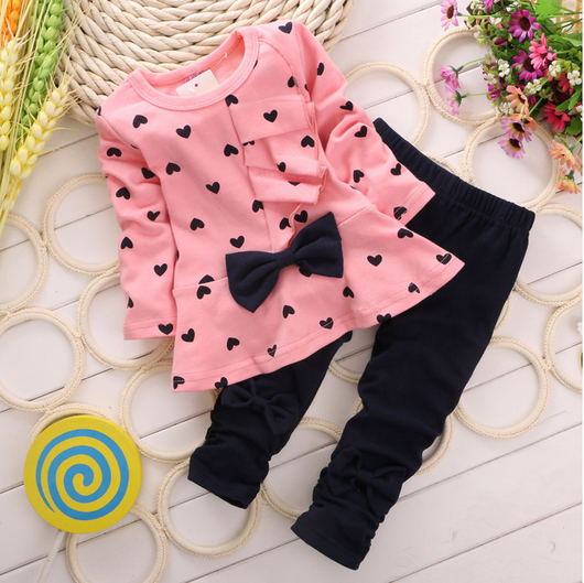 Conjunto Niña Moño Amor - Image 4