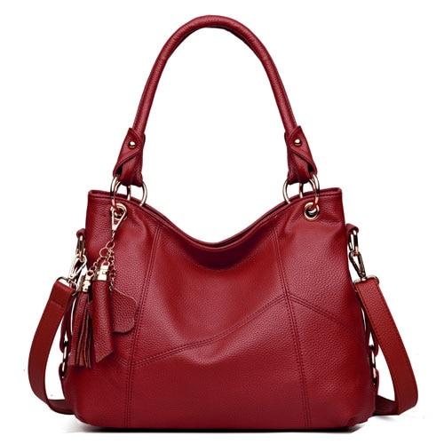 Bolso Bandolera de Cuero Suave