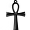 Cross-border e-commerce goods source, European and American glossy stainless steel ancient Egyptian Cross man Necklace Amulet Pendant Negro Big Chain