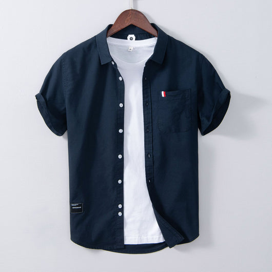 Camisa Casual de Manga Corta para Hombre - Primavera y Verano - Image 8