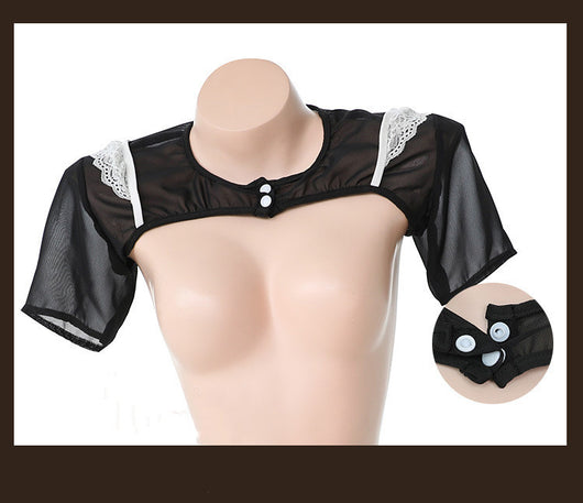 Conjunto Sensual de Encaje Transparente Estilo Doncella para uso en Ecuador - Image 11