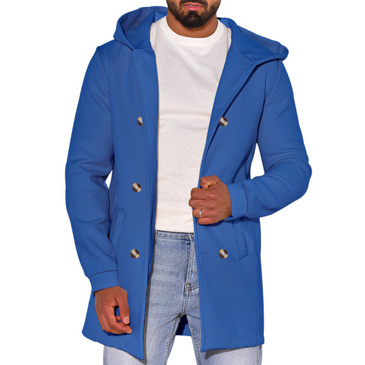 Abrigo de Lana Tipo Trench para Hombre - Image 6