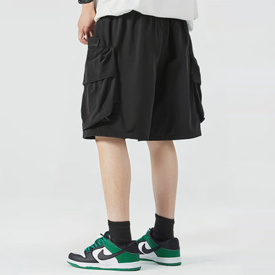 Pantalones Cortos Sueltos Japoneses con Bolsillos Grandes para Hombre - Image 59