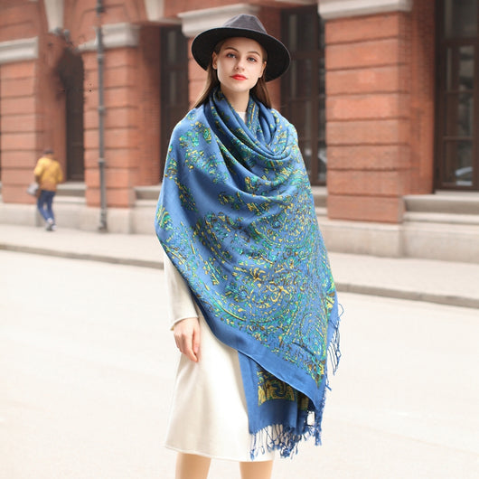 Capa de Lana Gruesa Oversized para Primavera y Otoño