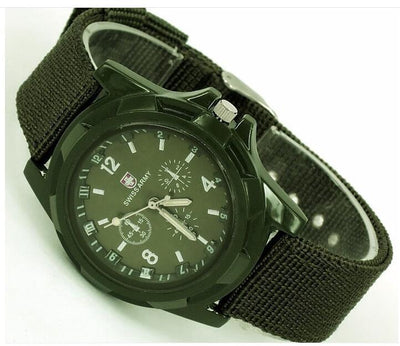 Reloj Militar Deportivo con Correa Tejida - Movimiento de Cuarzo Profesional - Image 15