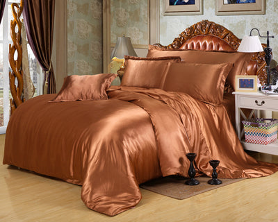 Juego de Cama Satén Doble Faz - Funda Nórdica y Sábanas de Seda Artificial Premium - Image 13