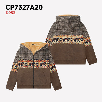 Sudadera Térmica con Capucha y Cierre Frontal para Invierno - Image 9