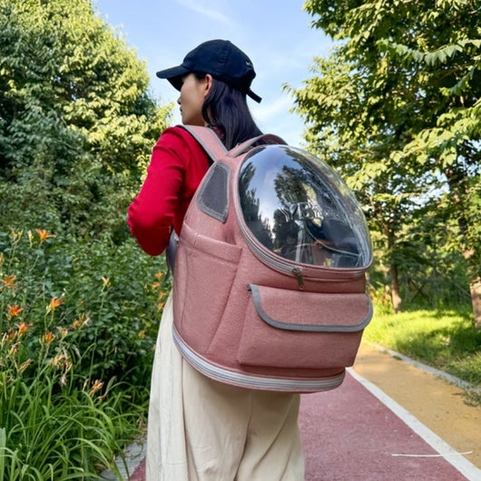 Bolsa de Transporte para Mascotas Grande con Correa - Resistente a Arañazos y Plegable
