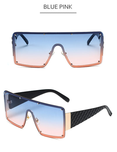 Gafas de Sol Cuadradas Oversized con Personalidad para Mujer - Image 22