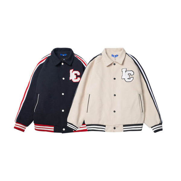 Uniforme de Béisbol Retro Americano a Rayas con Bordados para Hombre