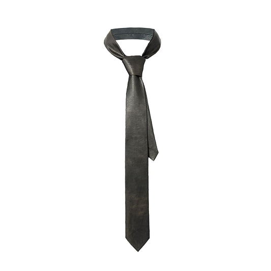 Corbata Retro Borrable con Forma de Flecha Negra - Image 2
