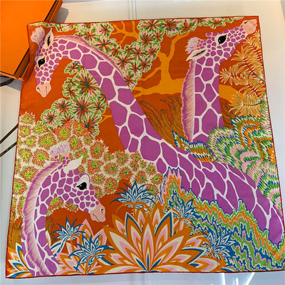 Pañoleta de Seda Estampada Tejida Hecha a Mano - Image 59