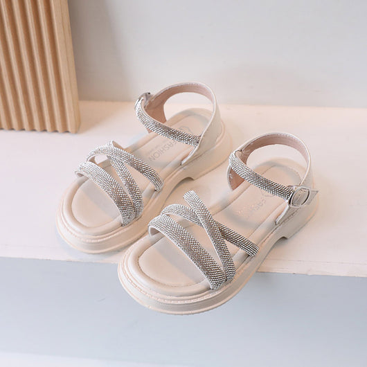 Sandalias Infantiles Elegantes con Detalles de Strass - Image 13